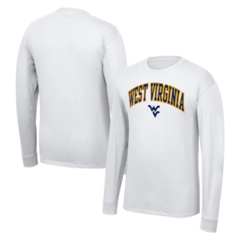 Men's Fanatics White West Virginia Mountaineers Core Long Sleeve T-Shirt