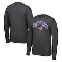 Men's Fanatics Charcoal LSU Tigers Core Long Sleeve T-Shirt