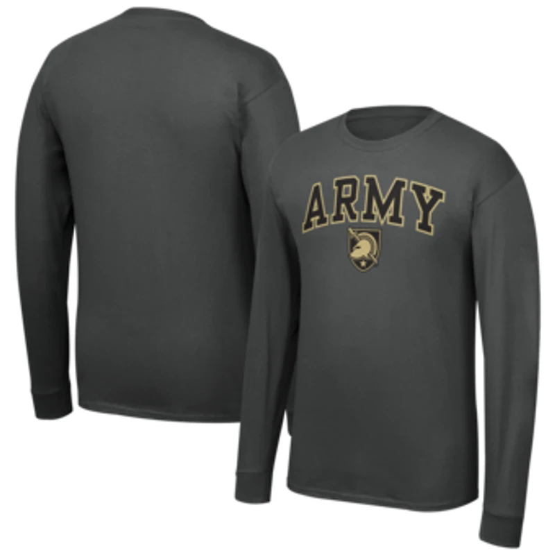 Men's Fanatics Charcoal Army Black Knights Core Long Sleeve T-Shirt