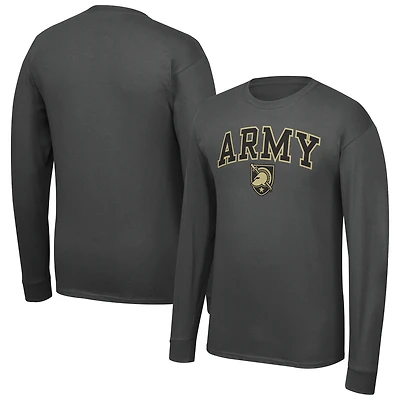 Men's Fanatics Charcoal Army Black Knights Core Long Sleeve T-Shirt