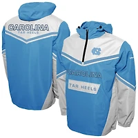 Men's Franchise Club Carolina Blue North Carolina Tar Heels Action Anorak Half-Zip Jacket