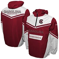 Men's Franchise Club Garnet South Carolina Gamecocks Action Anorak Half-Zip Jacket