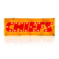 Imperial Kansas City Chiefs 25" x 9" Lighted Recycled Metal Street Sign