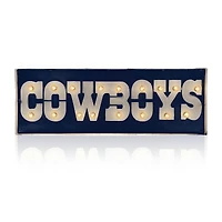 Imperial Dallas Cowboys 25" x 9" Lighted Recycled Metal Street Sign