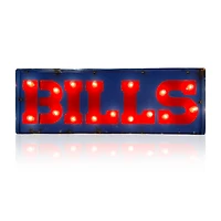 Imperial Buffalo Bills 25" x 9" Lighted Recycled Metal Street Sign