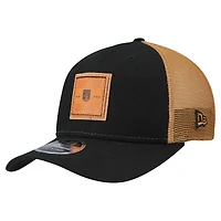 Men's  New Era Black Austin FC Debossed Logo 9SEVENTY Stretch Snap Adjustable Hat