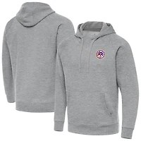 Men's Antigua Heather Gray Los Angeles Sparks Victory Pullover Hoodie