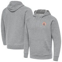 Men's Antigua Heather Gray Connecticut Sun Victory Pullover Hoodie