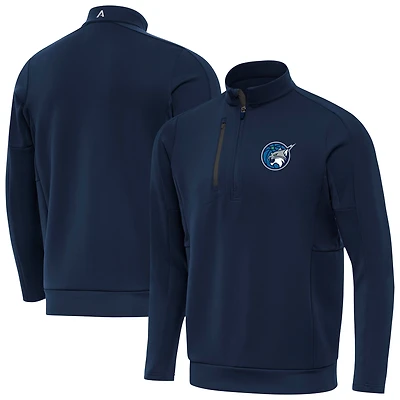 Men's Antigua Navy Minnesota Lynx Generation Quarter-Zip Pullover Top