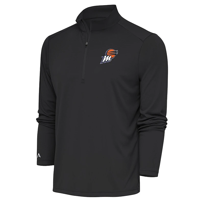 Men's Antigua Charcoal Phoenix Mercury Tribute Quarter-Zip Top