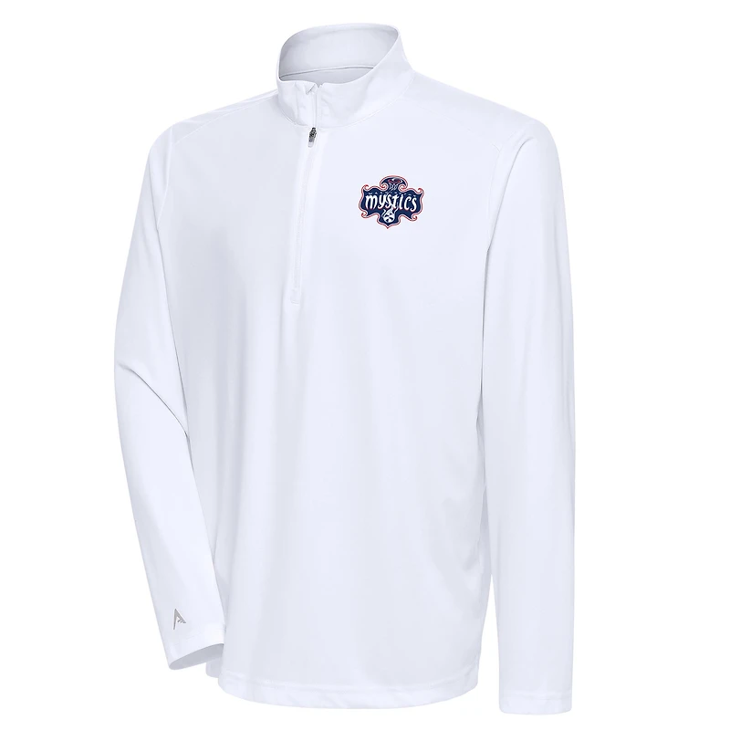Men's Antigua Washington Mystics Tribute Quarter-Zip Top
