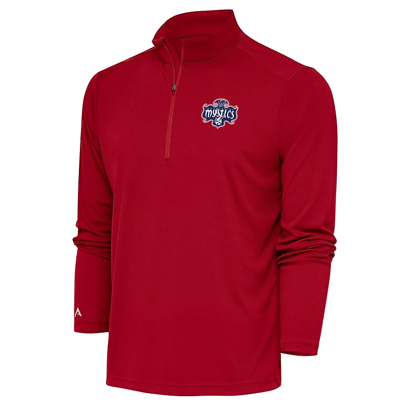 Men's Antigua Washington Mystics Tribute Quarter-Zip Top