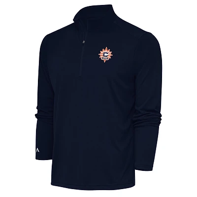 Men's Antigua Navy Connecticut Sun Tribute Quarter-Zip Top