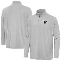 Men's Antigua  Heather Gray Golden State Valkyries Hunk Quarter-Zip Top