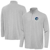 Men's Antigua  Heather Gray Minnesota Lynx Hunk Quarter-Zip Top