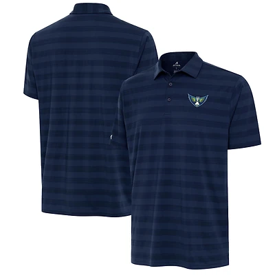 Men's Antigua Navy Dallas Wings Tunnel Polo