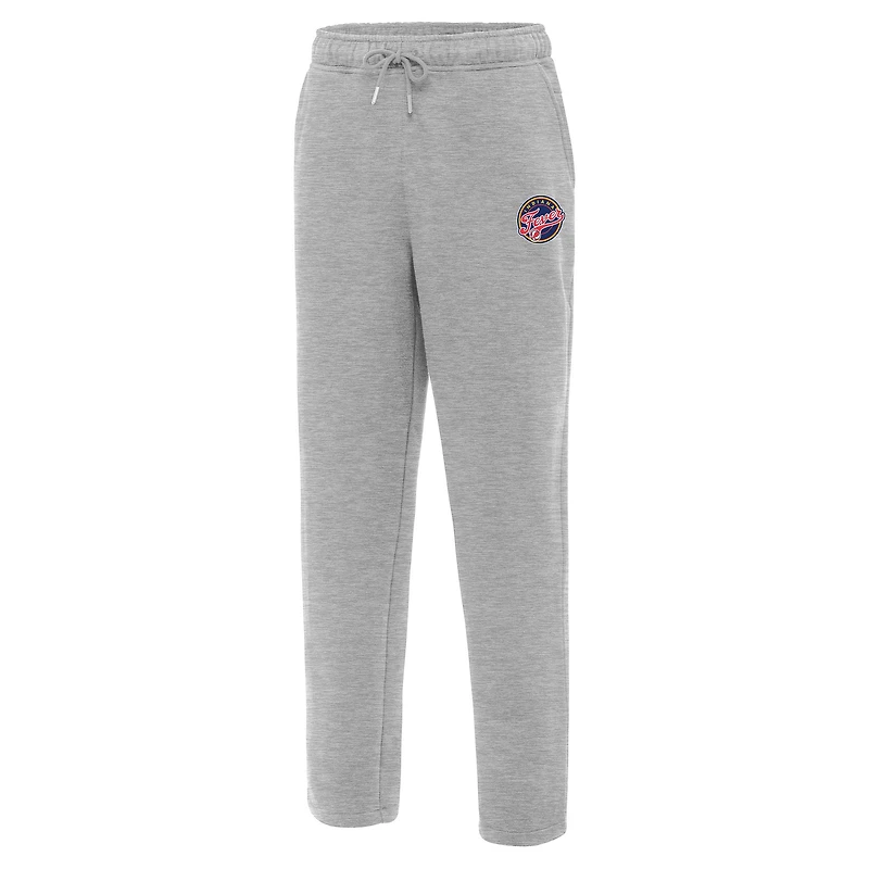 Men's Antigua Heather Gray Indiana Fever Victory Sweatpants
