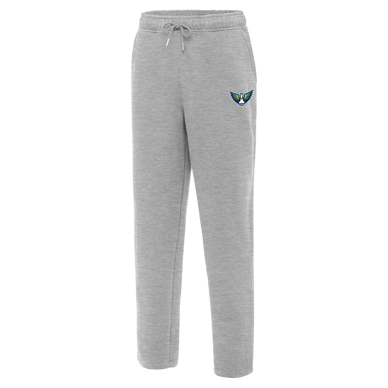 Men's Antigua Heather Gray Dallas Wings Victory Sweatpants