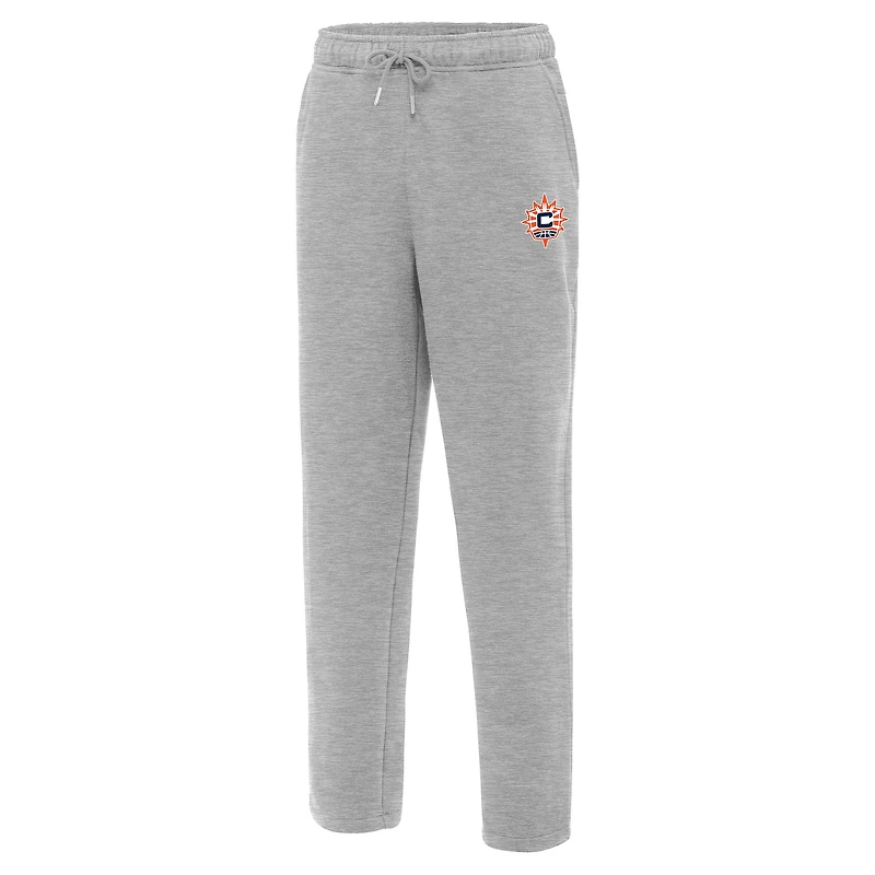 Men's Antigua Heather Gray Connecticut Sun Victory Sweatpants