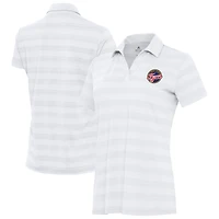 Women's Antigua White Indiana Fever Tunnel Polo