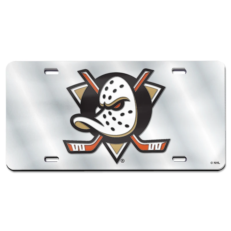 WinCraft Anaheim Ducks  Laser Cut Metallic Acrylic License Plate