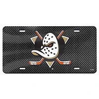 WinCraft Anaheim Ducks Laser Cut Metallic Acrylic License Plate
