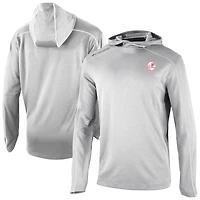 Men's Columbia Gray New York Yankees Omni-Wick Shotgun Pullover Hoodie