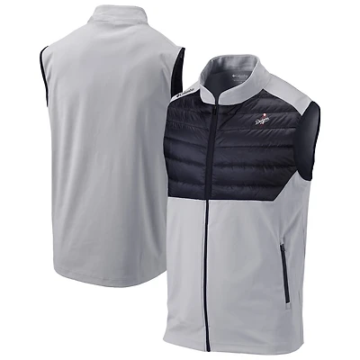 Men's Columbia Gray Los Angeles Dodgers Omni-Wick In The Element Full-Zip Vest