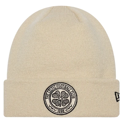 Men's New Era Light Beige Celtic Core Cuffed Knit Hat