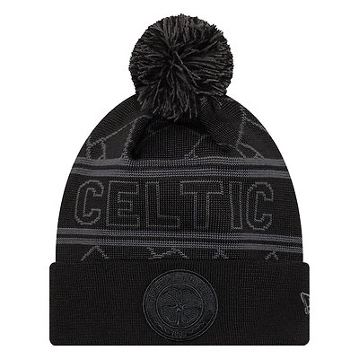 Men's New Era Celtic Sport Cuffed Knit Hat with Pom