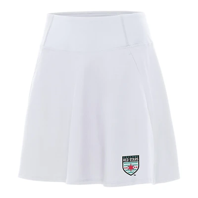 Women's Antigua  White Chicago Red Stars Chip Skort