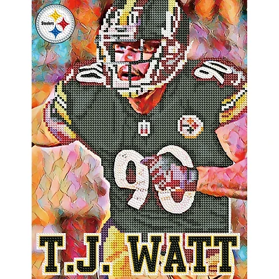 T.J. Watt Pittsburgh Steelers Diamond Painting Art Craft Kit