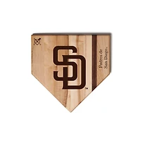 Baseball BBQ Padres de San Diego 12" x 12" Home Plate Cutting Board
