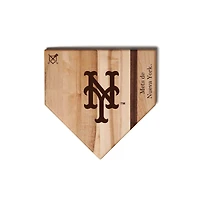 Baseball BBQ Mets de Nueva York 12" x 12" Home Plate Cutting Board