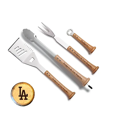 Baseball BBQ Dodgers de Los Angeles Home Run Grill Set