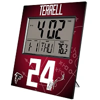 Keyscaper A.J. Terrell Atlanta Falcons Digital Desk & Wall Clock