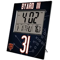 Keyscaper Kevin Byard III Chicago Bears Digital Desk & Wall Clock