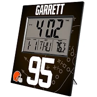 Keyscaper Myles Garrett Cleveland Browns Digital Desk & Wall Clock