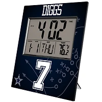 Keyscaper Trevon Diggs Dallas Cowboys Digital Desk & Wall Clock