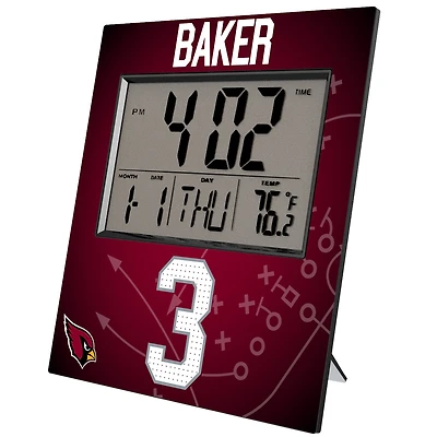 Keyscaper Budda Baker Arizona Cardinals Digital Desk & Wall Clock