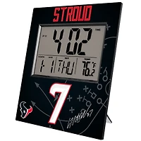 Keyscaper C.J. Stroud Houston Texans Digital Desk & Wall Clock