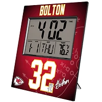 Keyscaper Nick Bolton Kansas City Chiefs Digital Desk & Wall Clock