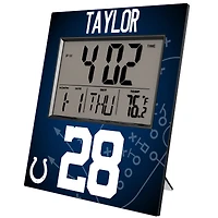 Keyscaper Jonathan Taylor Indianapolis Colts Digital Desk & Wall Clock