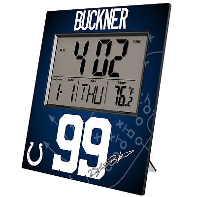 Keyscaper DeForest Buckner Indianapolis Colts Digital Desk & Wall Clock