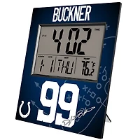 Keyscaper DeForest Buckner Indianapolis Colts Digital Desk & Wall Clock