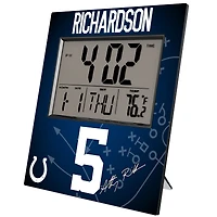 Keyscaper Anthony Richardson Indianapolis Colts Digital Desk & Wall Clock