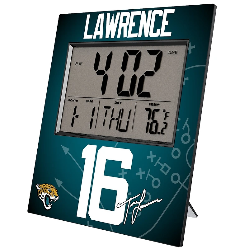 Keyscaper Trevor Lawrence Jacksonville Jaguars Digital Desk & Wall Clock