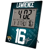 Keyscaper Trevor Lawrence Jacksonville Jaguars Digital Desk & Wall Clock