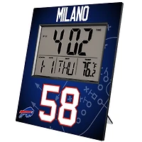 Keyscaper Matt Milano Buffalo Bills Digital Desk & Wall Clock