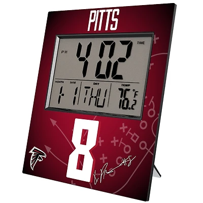 Keyscaper Kyle Pitts Atlanta Falcons Digital Desk & Wall Clock